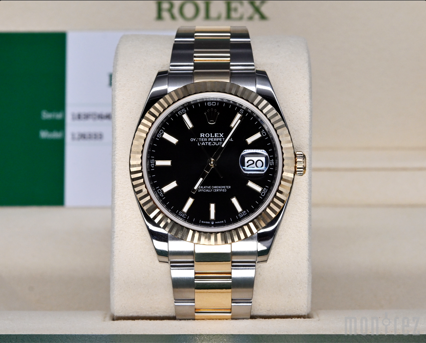 [Pre-Owned Watch] Rolex Datejust 41mm 126333 Black Index Dial (Oyster Bracelet)