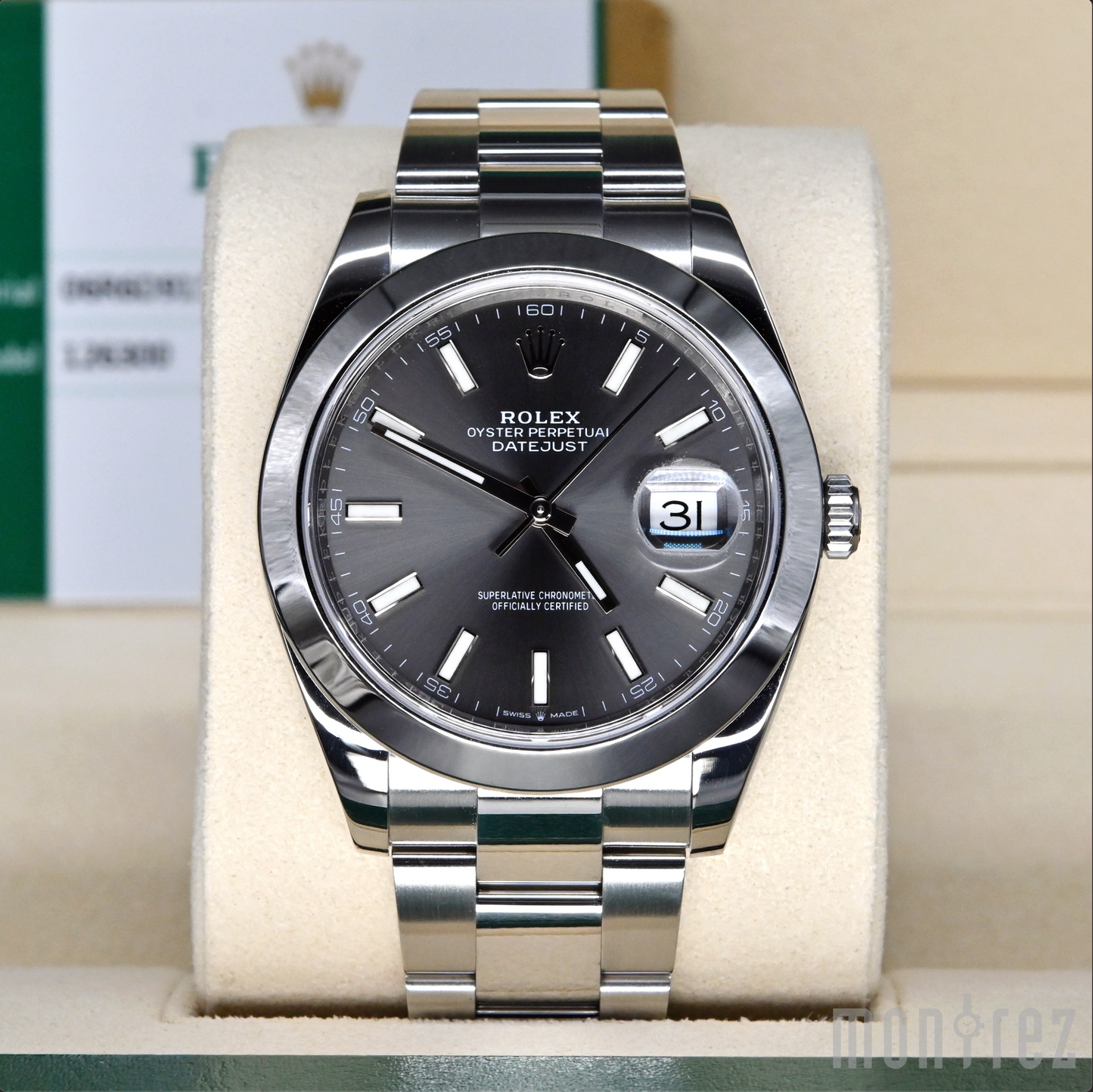 [Pre-Owned Watch] Rolex Datejust 41mm 126300 Rhodium Index Dial (Oyster Bracelet) (888)
