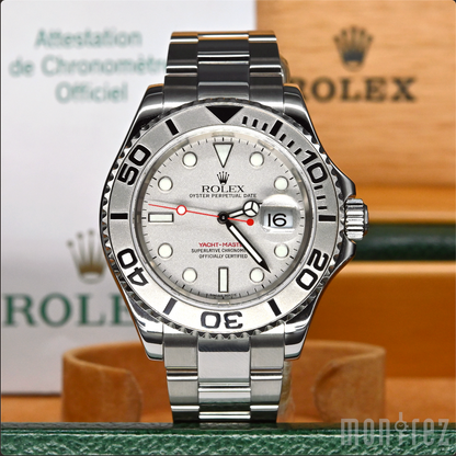 [Pre-Owned Watch] Rolex Yacht-Master 40mm 16622 Platinum Dial (Out of Production) (888)
