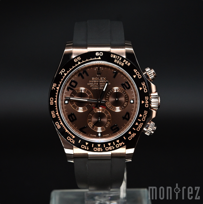 [Pre-Owned Watch] Rolex Cosmograph Daytona 40mm 116515LN Chocolate Dial (Rubber Strap) (Out of Production Numerial Hour Marks Model)
