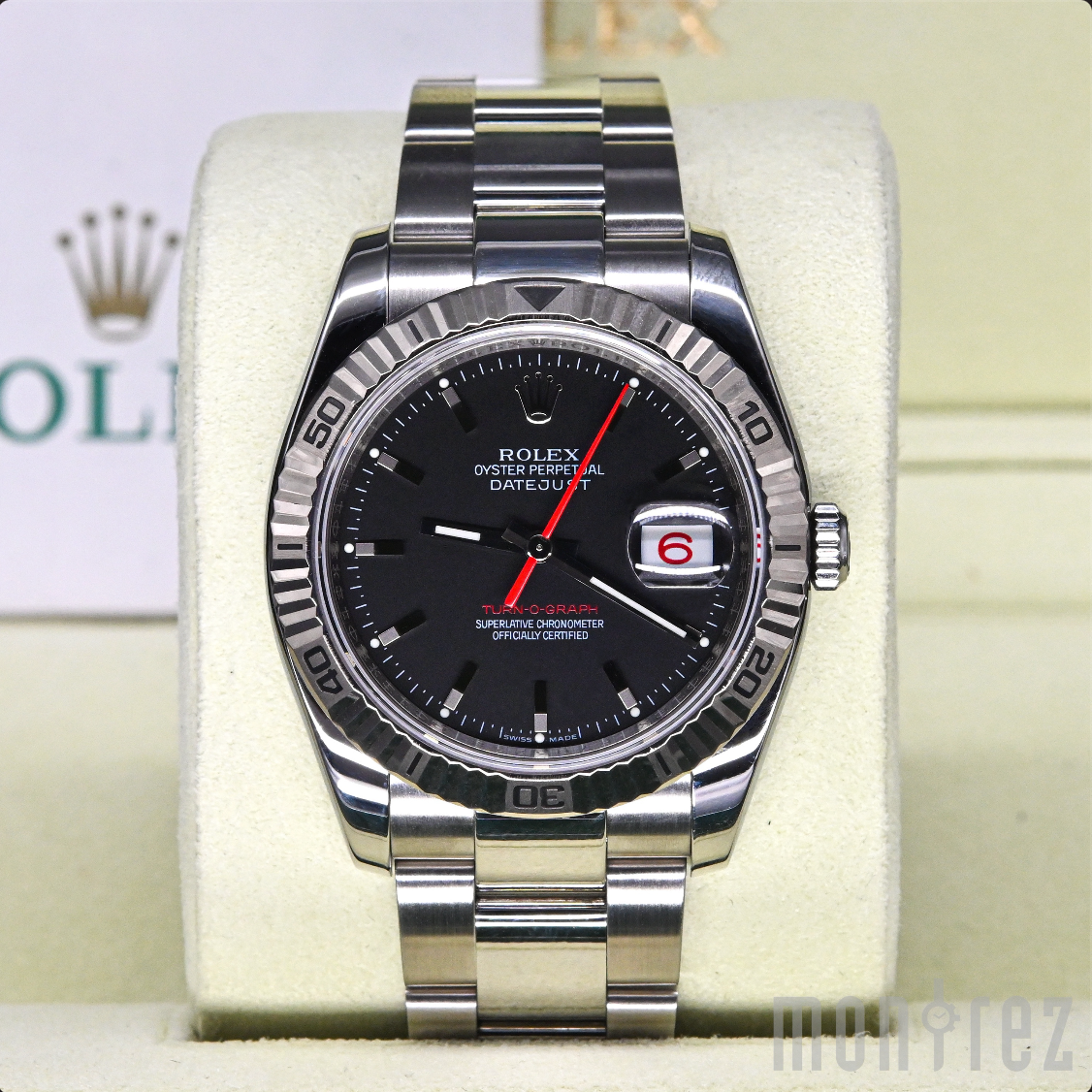 [Pre-Owned Watch] Rolex Datejust Turn-O-Graph 36mm 116264 Black Index Dial (Oyster Bracelet) (Out of Production)