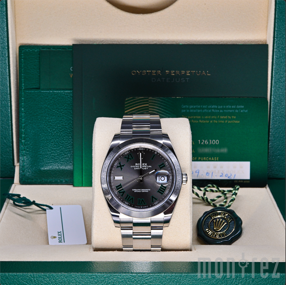 [Pre-Owned Watch] Rolex Datejust 41mm 126300 Slate Roman Dial (Oyster Bracelet)