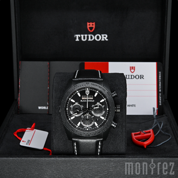 [Pre-Owned Watch] Tudor Fastrider Black Shield 42mm 42000CN White Index (Leather Strap) (Out of Production)