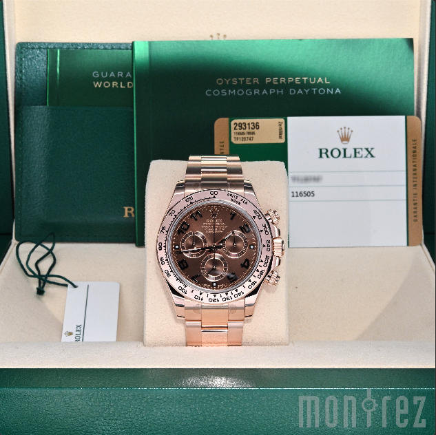 [Pre-Owned Watch] Rolex Cosmograph Daytona 40mm 116505 Chocolate Dial (Out of Production Numerial Hour Marks Model)