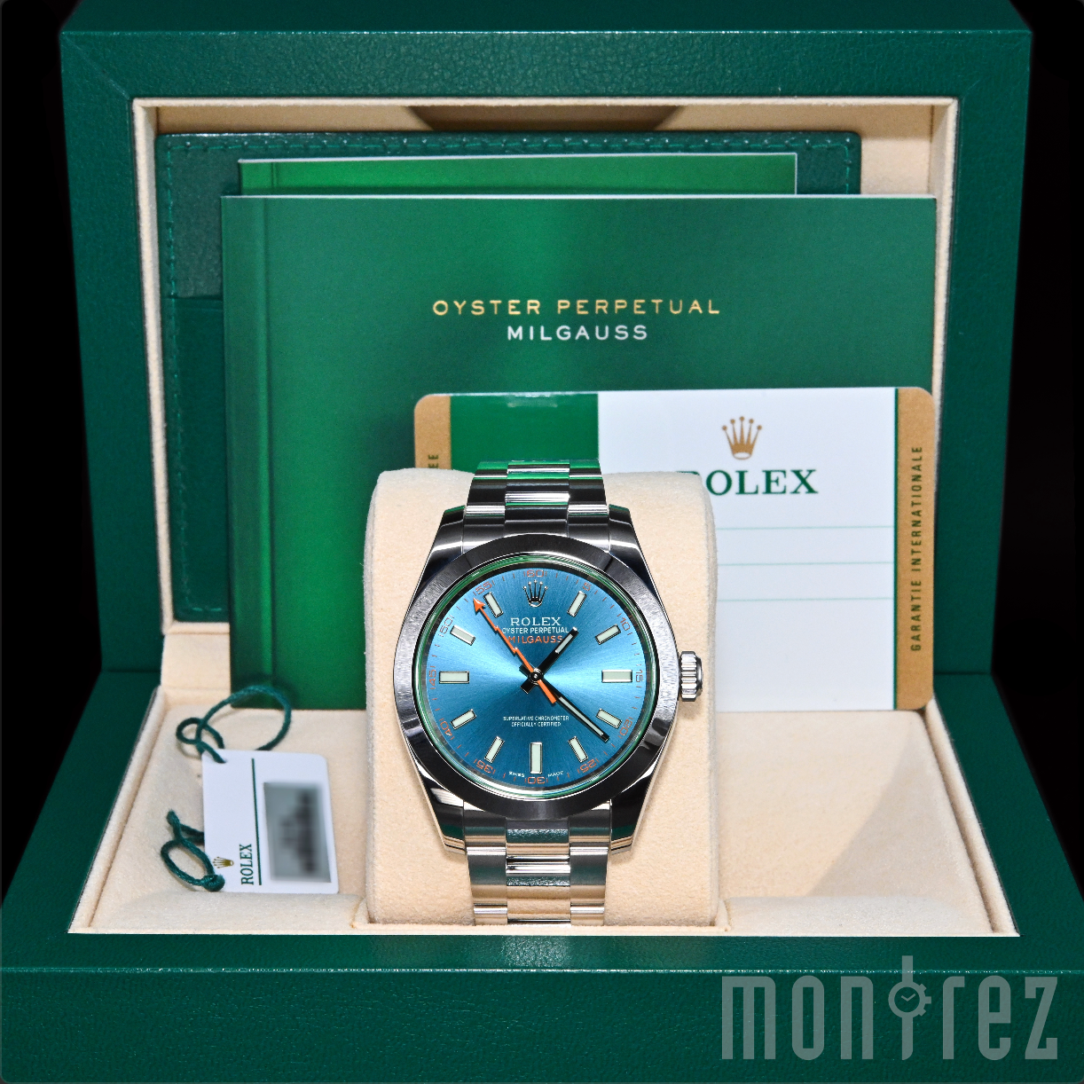 [Pre-Owned Watch] Rolex Milgauss 40mm 116400GV Blue Dial