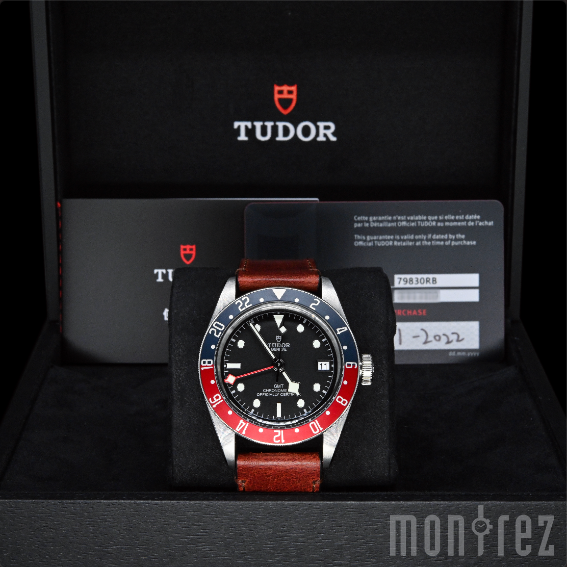 [Pre-Owned Watch] Tudor Black Bay GMT 41mm 79830RB (Leather Strap)