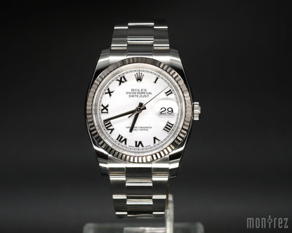 [Pre-Owned Watch] Rolex Datejust 36mm 116234 White Roman Dial (Oyster Bracelet)