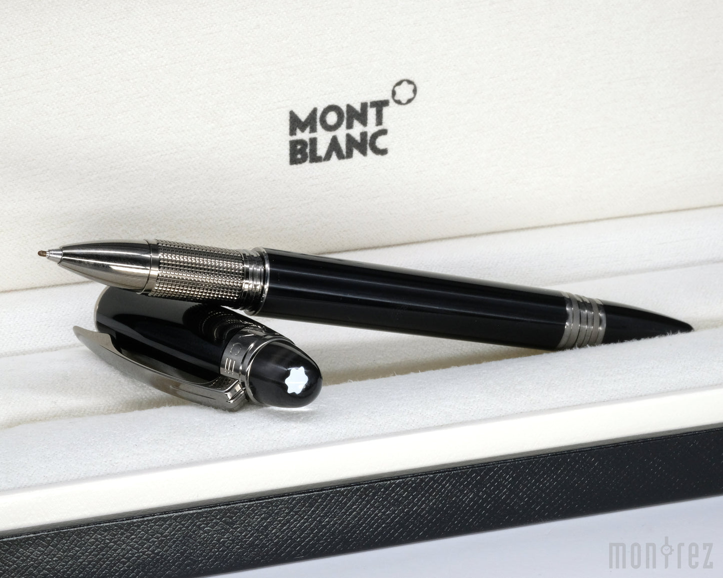 [Brand New Accessories] Montblanc Midnight Black Resin Fineliner 105656