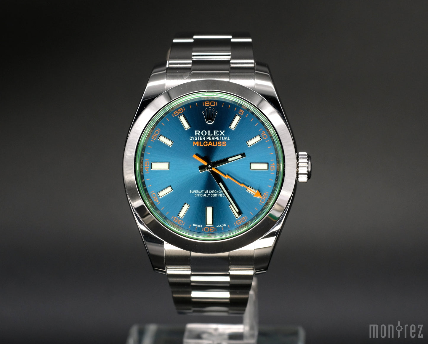 [Pre-Owned Watch] Rolex Milgauss 40mm 116400GV Blue Dial (888)
