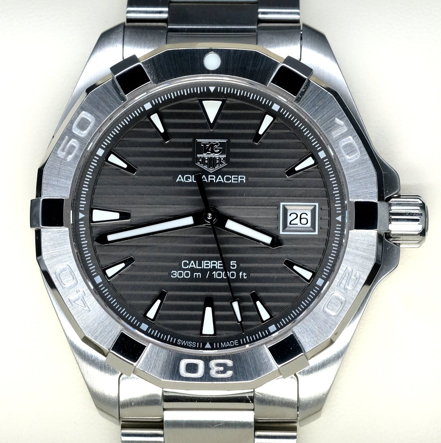 [Pre-Owned Watch] Tag Heuer Aquaracer Calibre 5 Automatic Watch 300m 41mm WAY2113.BA0928