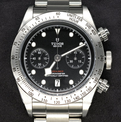 [Pre-Owned Watch] Tudor Heritage Black Bay Chrono 41mm 79350 (Steel Bracelet) (888)