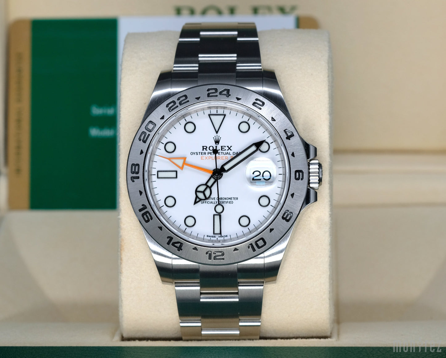 [Pre-Owned Watch] Rolex Explorer II 42mm 216570 White Dial (888)