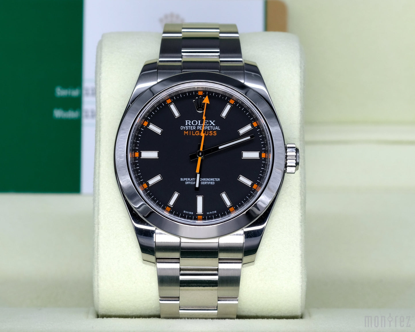 [Pre-Owned Watch] Rolex Milgauss 40mm 116400 Black Dial (Out of Production)