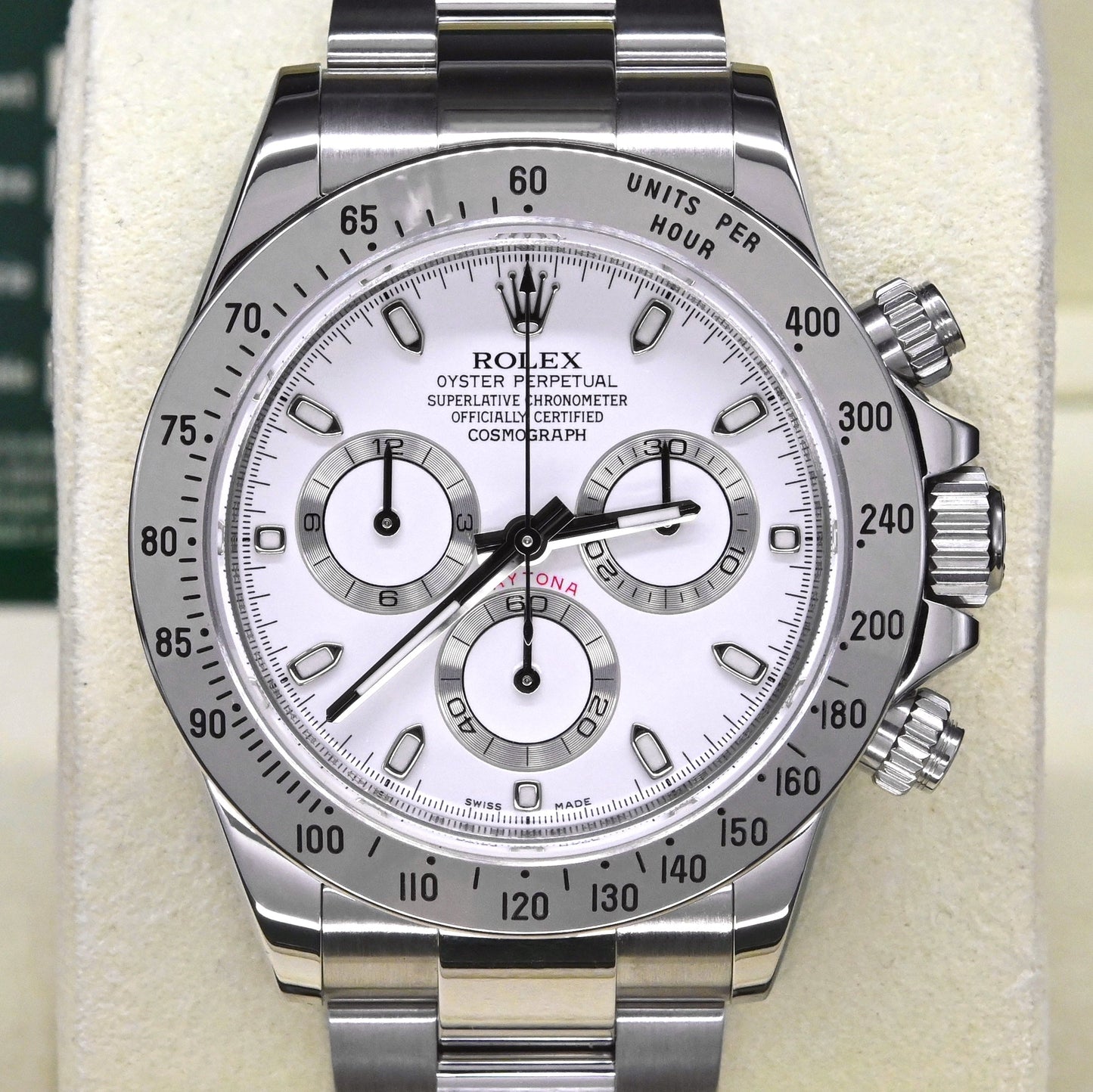 [New Old Stock] Rolex Cosmograph Daytona 40mm 116520 White Dial (Out of Production)