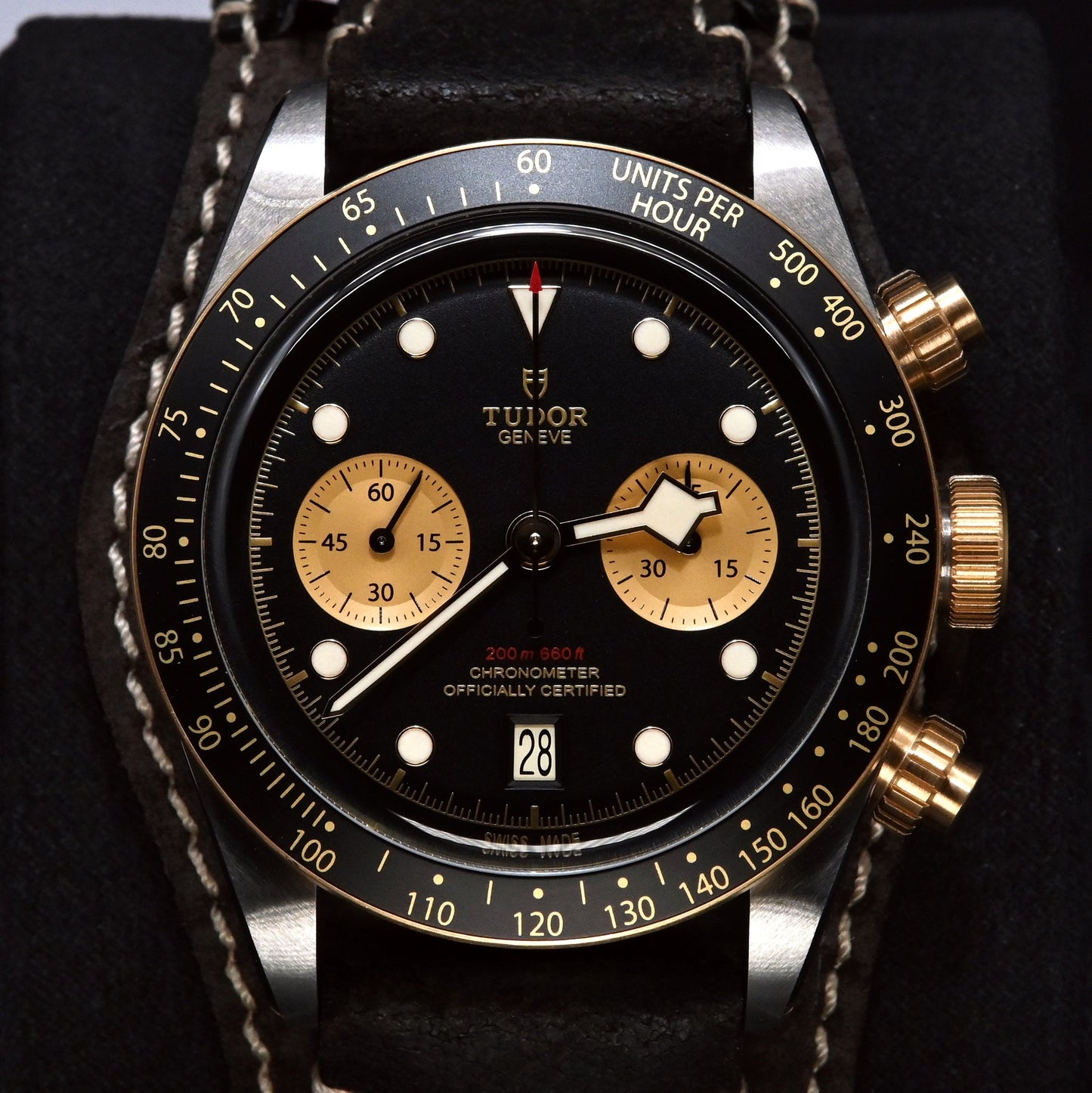 [Pre-Owned Watch] Tudor Black Bay Chrono S&G 41mm 79363N (Leather Strap)