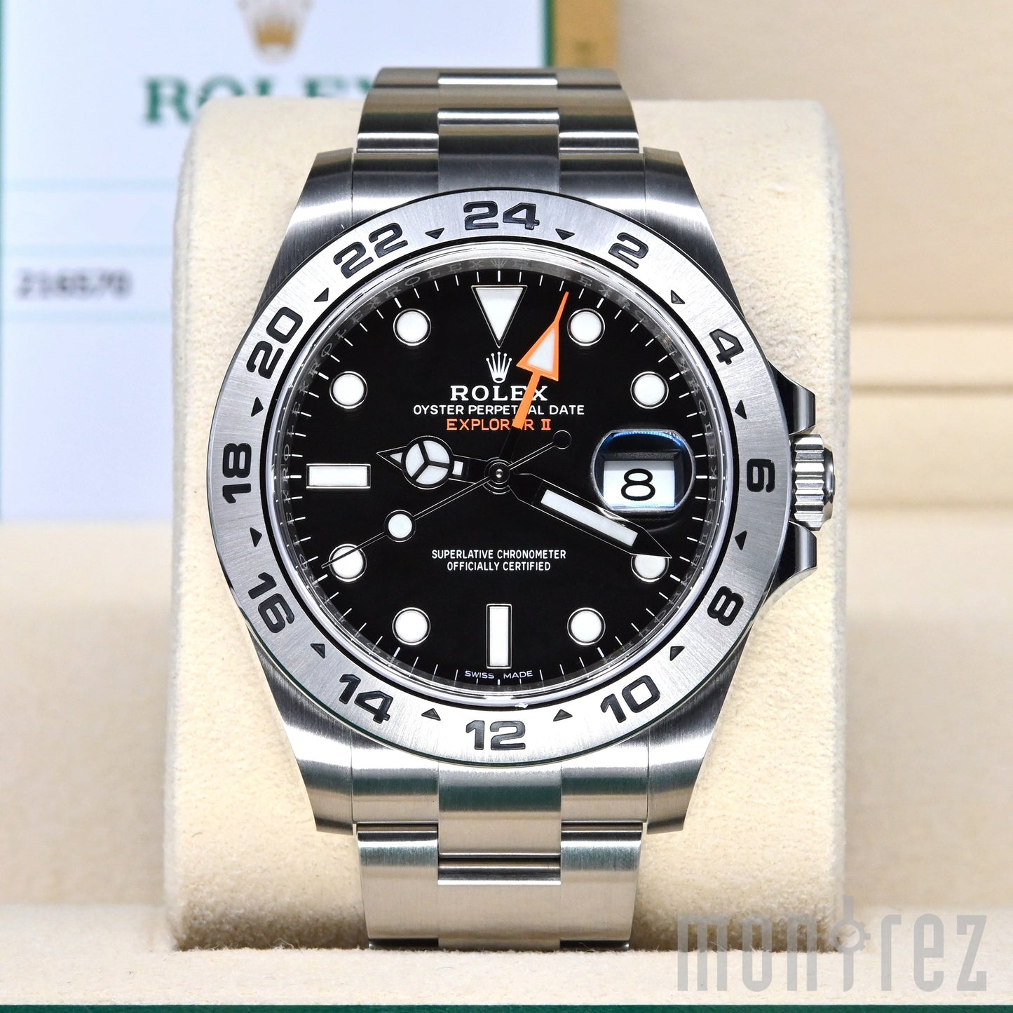 [Pre-Owned Watch] Rolex Explorer II 42mm 216570 Black Dial (Out of Production)