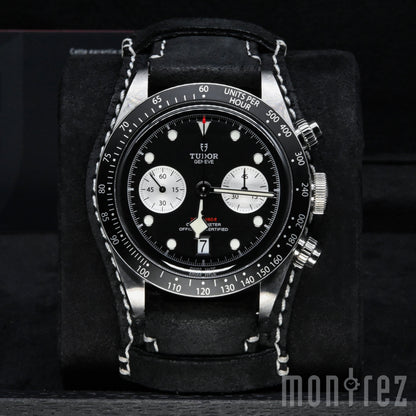 [Pre-Owned Watch] Tudor Black Bay Chrono 41mm 79360N Black Dial (Leather Strap)