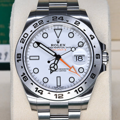 [Pre-Owned Watch] Rolex Explorer II 42mm 216570 White Dial (Out of Production)