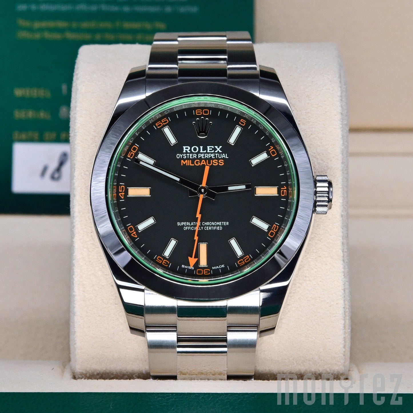 [Pre-Owned Watch] Rolex Milgauss 40mm 116400GV Black Dial
