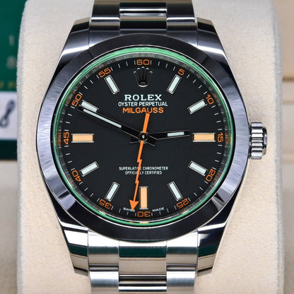[Pre-Owned Watch] Rolex Milgauss 40mm 116400GV Black Dial