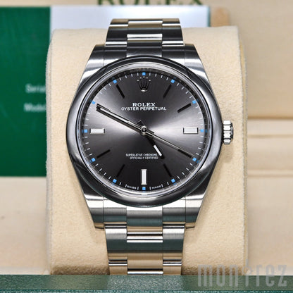 [Pre-Owned Watch] Rolex Oyster Perpetual 39mm 114300 Dark Rhodium Dial (Out of Production) (888)