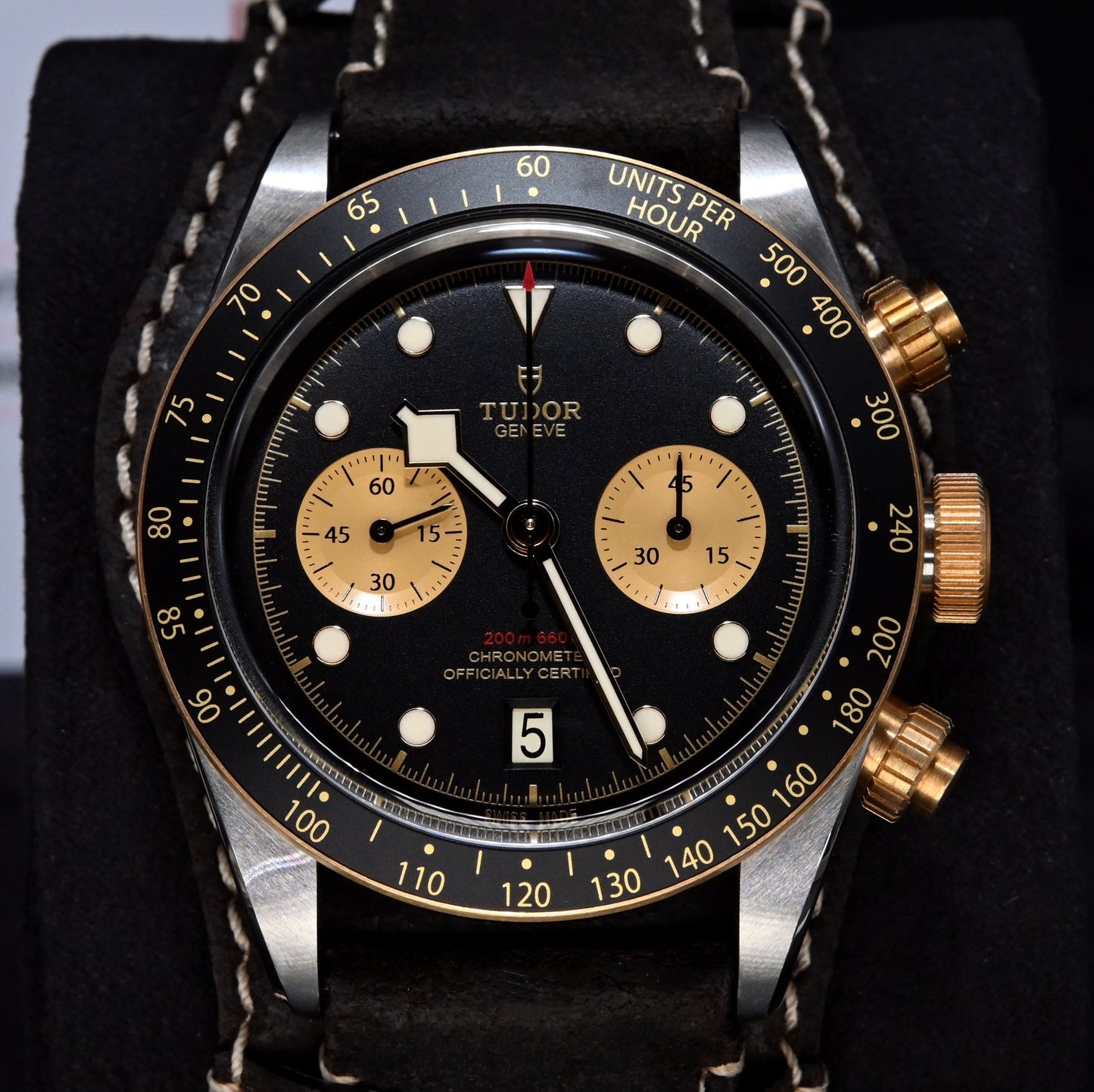 [Pre-Owned Watch] Tudor Black Bay Chrono S&G 41mm 79363N (Leather Strap) (888)