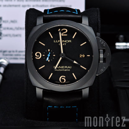 [Pre-Owned Watch] Panerai Luminor 1950 3 Days GMT Automatic Ceramica 44mm PAM01441 (Black Strap)
