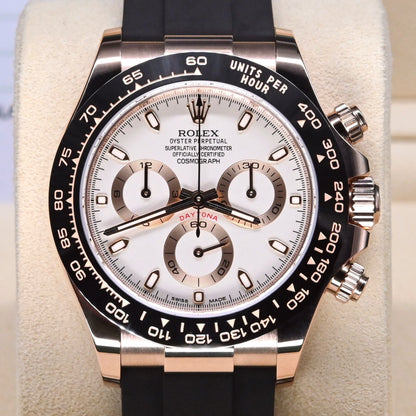 [Pre-Owned Watch] Rolex Cosmograph Daytona 40mm 116515LN Ivory Dial (Rubber Strap)
