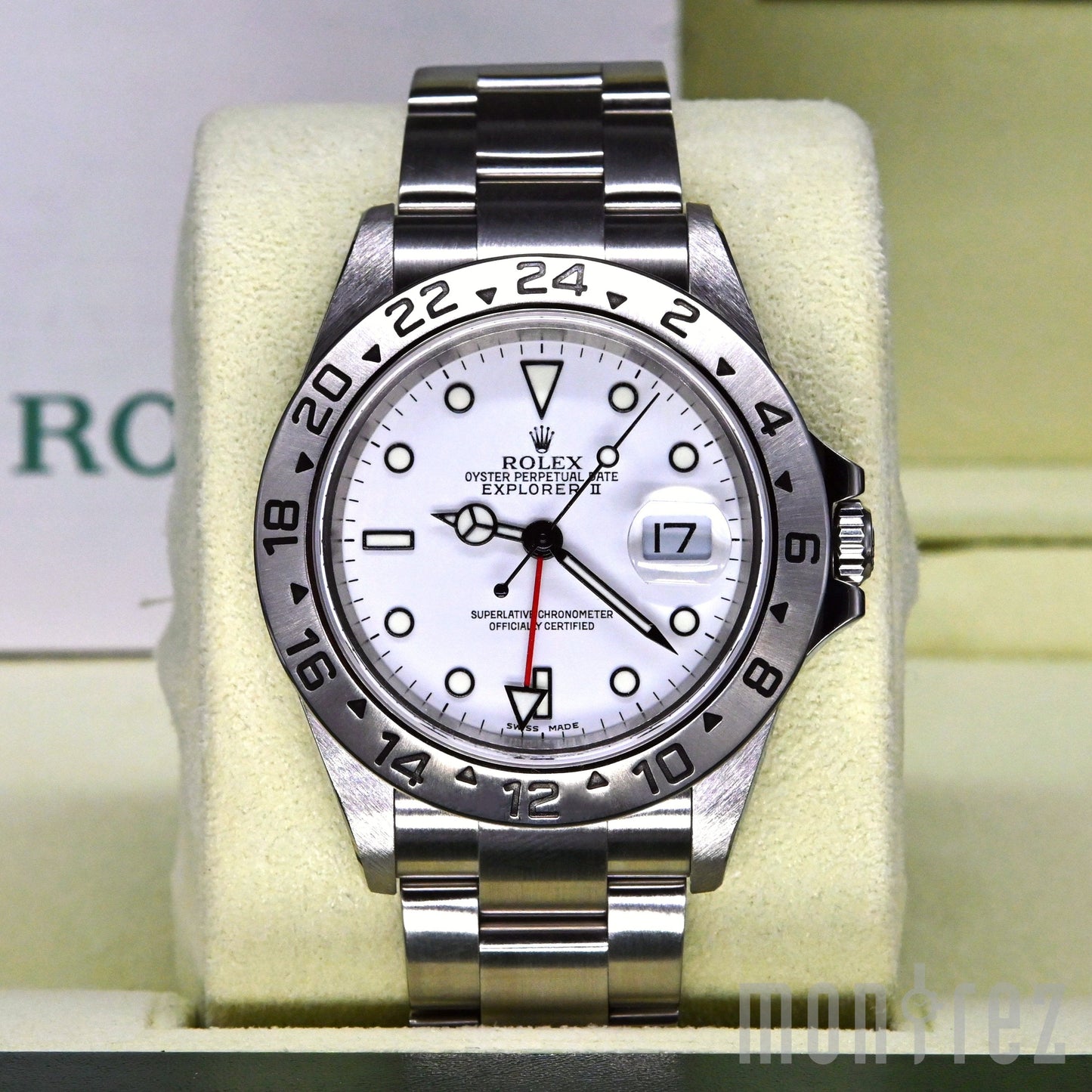 [Pre-Owned Watch] Rolex Explorer II 40mm 16570 White Dial (Out of Production) (888)