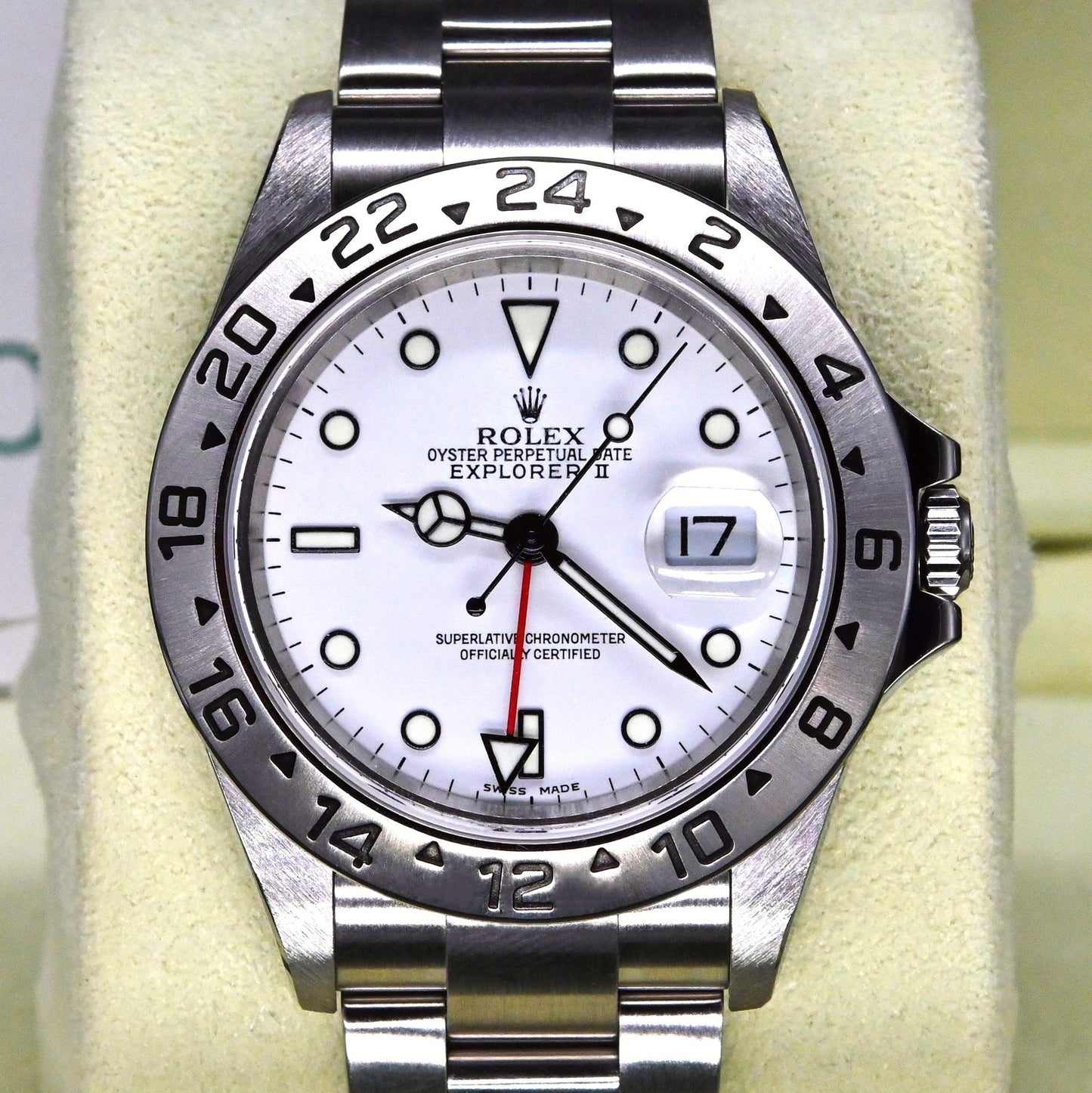 [Pre-Owned Watch] Rolex Explorer II 40mm 16570 White Dial (Out of Production) (888)