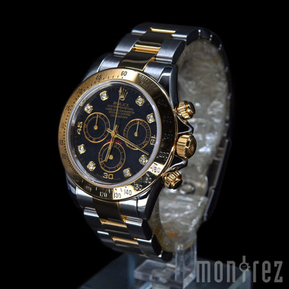 [Pre-Owned Watch] Rolex Cosmograph Daytona 40mm 116523 Black Dial with Diamonds (Out of Production) (888)